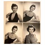 Barbara Hale Publicity Photo and Ephemera Collection - 1950s Black-and-White Movie Stills with Negative