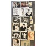 Collection of Vintage Hollywood Movie Photos, Lobby Cards, and Postcards