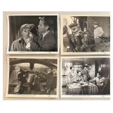 Collection of Vintage Black & White Movie Production Stills and Publicity Photos Featuring Glen Ford and Others