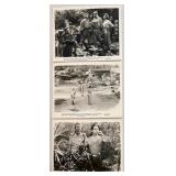 Collection of Vintage Black & White Movie Production Stills and Publicity Photos Featuring Glen Ford and Others