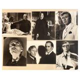 Collection of Classic Hollywood Movie Star Black-and-White Photographs Featuring Jay North, Roy Rogers, David Niven, Christopher Lee Michael Caine and more