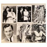 Collection of Classic Hollywood Movie Star Black-and-White Photographs Featuring Jay North, Roy Rogers, David Niven, Christopher Lee Michael Caine and more