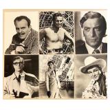 Collection of Vintage Hollywood Black and White Publicity Photos Featuring Peter O