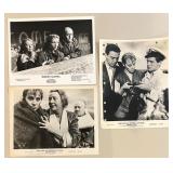 Collection of Vintage Black and White Movie Publicity Photos of British and European Films