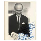 Signed Black and White Portrait Photograph with Personal Inscription