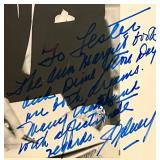 Signed Black and White Portrait Photograph with Personal Inscription