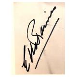 Vintage Black and White Signed Portrait Photograph of Ella Raines