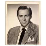 Signed Black and White Portrait of John Gavin