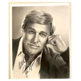 John Houseman Signed Black and White Portrait Photograph