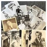 Collection of Vintage Hollywood Celebrity Actress and Actor Publicity Photos Featuring Marjorie Weaver, Deanna Durbin, Julie Newmar, Tuesday Weld, Terry-ThomasDick Powell, Ann Sothern, George Burns an