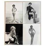 Collection of Vintage Hollywood Celebrity Actress and Actor Publicity Photos Featuring Marjorie Weaver, Deanna Durbin, Julie Newmar, Tuesday Weld, Terry-ThomasDick Powell, Ann Sothern, George Burns an