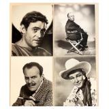 Collection of Vintage Hollywood Celebrity Actress and Actor Publicity Photos Featuring Marjorie Weaver, Deanna Durbin, Julie Newmar, Tuesday Weld, Terry-ThomasDick Powell, Ann Sothern, George Burns an