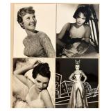 Collection of 38 Vintage Hollywood Actress Glossy Photos Featuring - Anne Francis, Claire Bloom, Petula Clark, Shirley Anne Field, Susan Hayward and more!