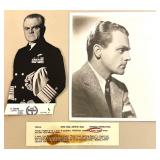 Lot of Vintage James Cagney Movie Publicity Photos and Ephemera, 1950s
