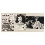 Paulette Goddard Actress Photographs and Magazine Collection