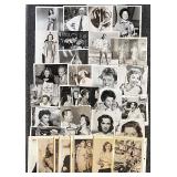 Collection of Vintage 1940s-1950s Hollywood Actress Publicity Photos and Press Clippings
