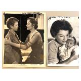 Collection of Vintage 1940s-1950s Hollywood Actress Publicity Photos and Press Clippings