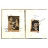 Collection of Vintage 1940s-1950s Hollywood Actress Publicity Photos and Press Clippings
