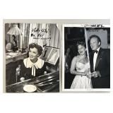 Collection of Vintage 1940s-1950s Hollywood Actress Publicity Photos and Press Clippings