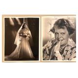 Collection of Vintage 1940s-1950s Hollywood Actress Publicity Photos and Press Clippings