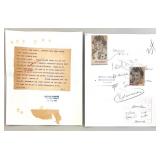 Collection of Vintage 1940s-1950s Hollywood Actress Publicity Photos and Press Clippings