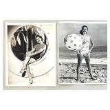 Collection of Vintage 1940s-1950s Hollywood Actress Publicity Photos and Press Clippings