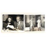 Collection of Vintage 1940s-1950s Hollywood Actress Publicity Photos and Press Clippings