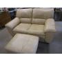 Leather Loveseat 58"L x 43"D x 38"H...