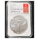 2025 AMERICAN SILVER EAGLE NGC MS70 EARLY RELEASE 2025 AMERICAN SILVER EAGLE NGC MS70 EARLY RELEASE
