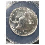 1957 US PROOF FRANKLIN HALF DOLLAR ANACS PF68 1957 US PROOF FRANKLIN HALF DOLLAR ANACS PF68