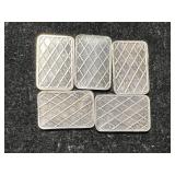5 GRAMS .999 FINE SILVER FRACTIONAL PIECES 5 GRAMS .999 FINE SILVER FRACTIONAL PIECES