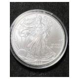 2008 AMERICAN SILVER EAGLE 1 TROY OZ .999 FINE SILVER IN AIRTITE 2008 AMERICAN SILVER EAGLE 1 TROY OZ .999 FINE SILVER IN AIRTITE