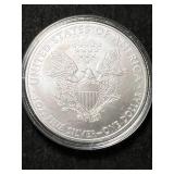 2008 AMERICAN SILVER EAGLE 1 TROY OZ .999 FINE SILVER IN AIRTITE 2008 AMERICAN SILVER EAGLE 1 TROY OZ .999 FINE SILVER IN AIRTITE