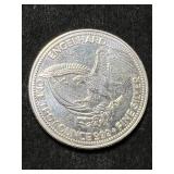 1 TROY OZ .999 FINE SILVER 1986 AMERICAN PROSPECTOR ROUND 1 TROY OZ .999 FINE SILVER 1986 AMERICAN PROSPECTOR ROUND