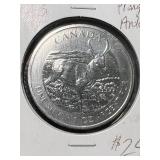 2013 CANADIAN ANTELOPE 1 TROY OZ .9999 FINE SILVER 2013 CANADIAN ANTELOPE 1 TROY OZ .9999 FINE SILVER