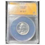 1958 PROOF WASHINGTON QUARTER ANACS PF67 1958 PROOF WASHINGTON QUARTER ANACS PF67