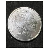 1 TROY OZ .999 FINE SILVER BUFFALO INDIAN ROUND 1 TROY OZ .999 FINE SILVER BUFFALO INDIAN ROUND