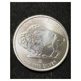 1 TROY OZ .999 FINE SILVER BUFFALO INDIAN ROUND 1 TROY OZ .999 FINE SILVER BUFFALO INDIAN ROUND