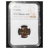 1963 US PROOF LINCOLN CENT NGC PF68RD 1963 US PROOF LINCOLN CENT NGC PF68RD