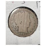 1899-S US BARBER QUARTER 1899-S US BARBER QUARTER