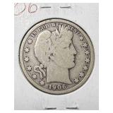 1906 US BARBER HALF DOLLAR 1906 US BARBER HALF DOLLAR