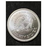 1 TROY OZ .999 FINE SILVER LIBERTY ROUND 1 TROY OZ .999 FINE SILVER LIBERTY ROUND
