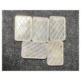 5 GRAMS .999 FINE SILVER FRACTIONAL PIECES 5 GRAMS .999 FINE SILVER FRACTIONAL PIECES