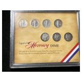 LEGEND OF THE MERCURY DIME 7 COIN SET LEGEND OF THE MERCURY DIME 7 COIN SET