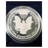 2005 PROOF AMERICAN SILVER EAGLE IN ORIGINAL MINT BOX 2005 PROOF AMERICAN SILVER EAGLE IN ORIGINAL MINT BOX