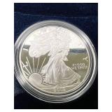 2002 PROOF AMERICAN SILVER EAGLE IN ORIGINAL MINT BOX 2002 PROOF AMERICAN SILVER EAGLE IN ORIGINAL MINT BOX