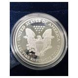 2002 PROOF AMERICAN SILVER EAGLE IN ORIGINAL MINT BOX 2002 PROOF AMERICAN SILVER EAGLE IN ORIGINAL MINT BOX