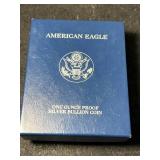 2002 PROOF AMERICAN SILVER EAGLE IN ORIGINAL MINT BOX 2002 PROOF AMERICAN SILVER EAGLE IN ORIGINAL MINT BOX