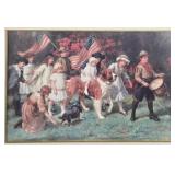 Framed G. Sheridan Knowles Patriotic Parade Print, 33x45 Inches Framed G. Sheridan Knowles Patriotic Parade Print, 33x45 Inches