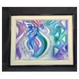 Judy Freeman Framed Abstract Art Print, 26x21 Inches Judy Freeman Framed Abstract Art Print, 26x21 Inches
